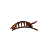[TELETIES] Flat Rectangle Hair Clip – Small Tortoise