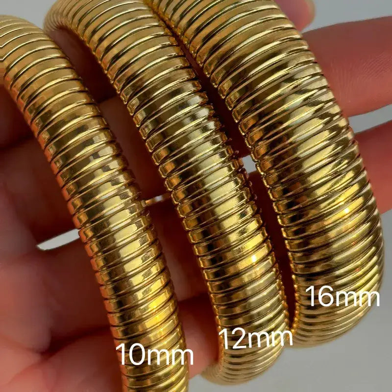 18K Gold Plated Bangle Bracelets