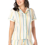 Havana Nights Lounge Top Striped