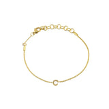 [Brenda Grands] Waterproof Gold Dainty Initial Bracelet