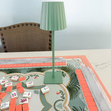 Cypress Glow Fluted Rechargeable Table Lamp