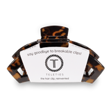 [TELETIES] Open Hair Clip – Large Tortoise