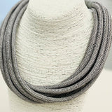 Rachel Rope Necklace in Fox Gray