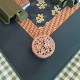 Brass Bloom Mahjong Dice Catchall