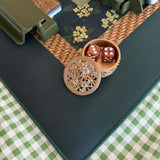 Brass Bloom Mahjong Dice Catchall
