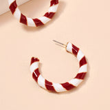 Tomahawk Twist Hoop Earrings