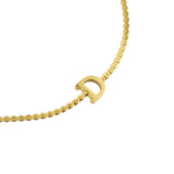 [Brenda Grands] Waterproof Gold Dainty Initial Bracelet