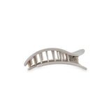 Teleties - Silver Flames - Small Flat Round Clip