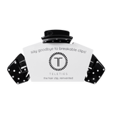 [Teleties] Classic Claw Clip | Large | Black Polka Dot Party