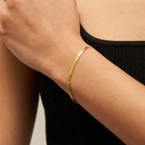 [Brenda Grands] Dainty Herringbone Bracelet