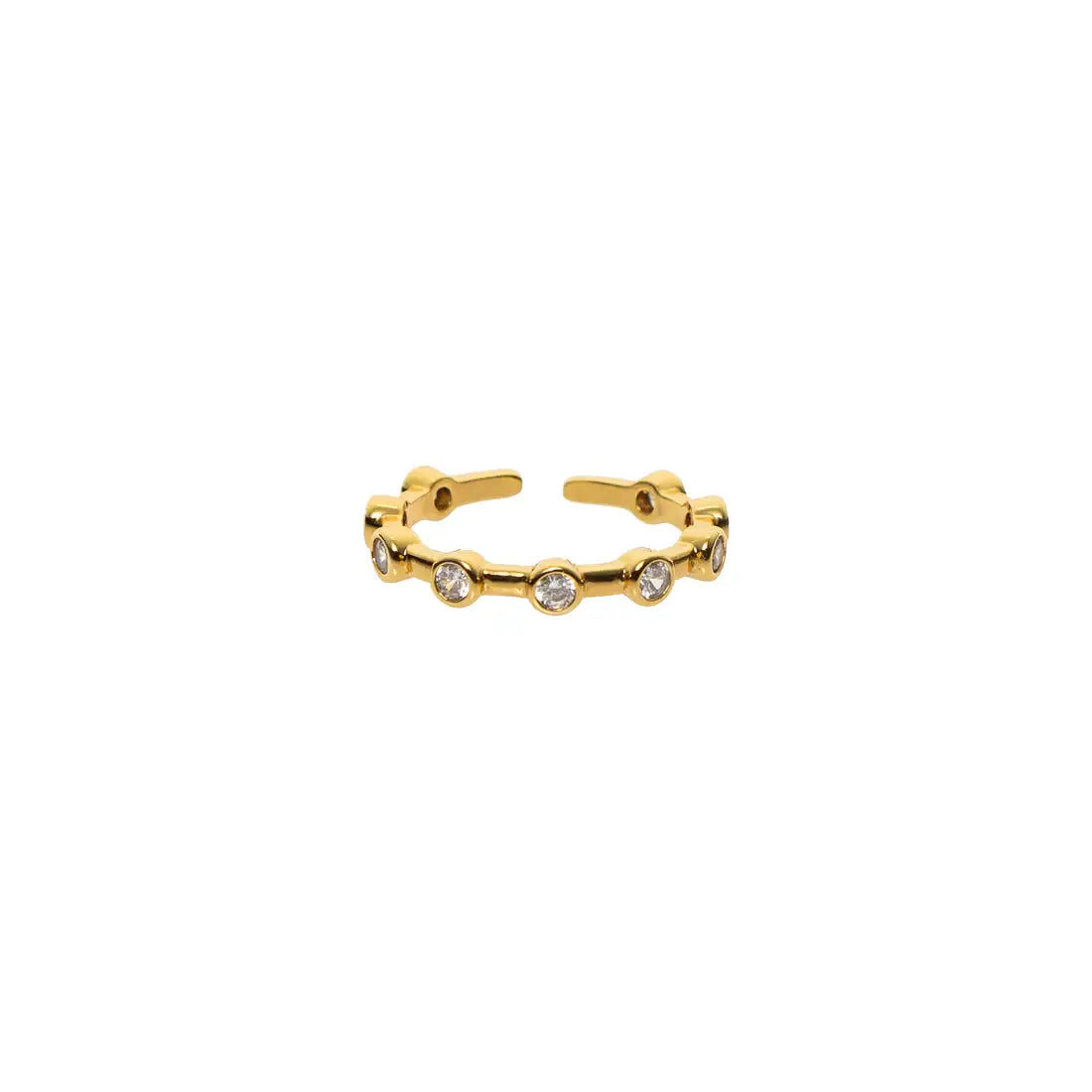 [Brenda Grands] Crystal Crown Ring