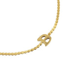 [Brenda Grands] Waterproof Gold Dainty Initial Bracelet