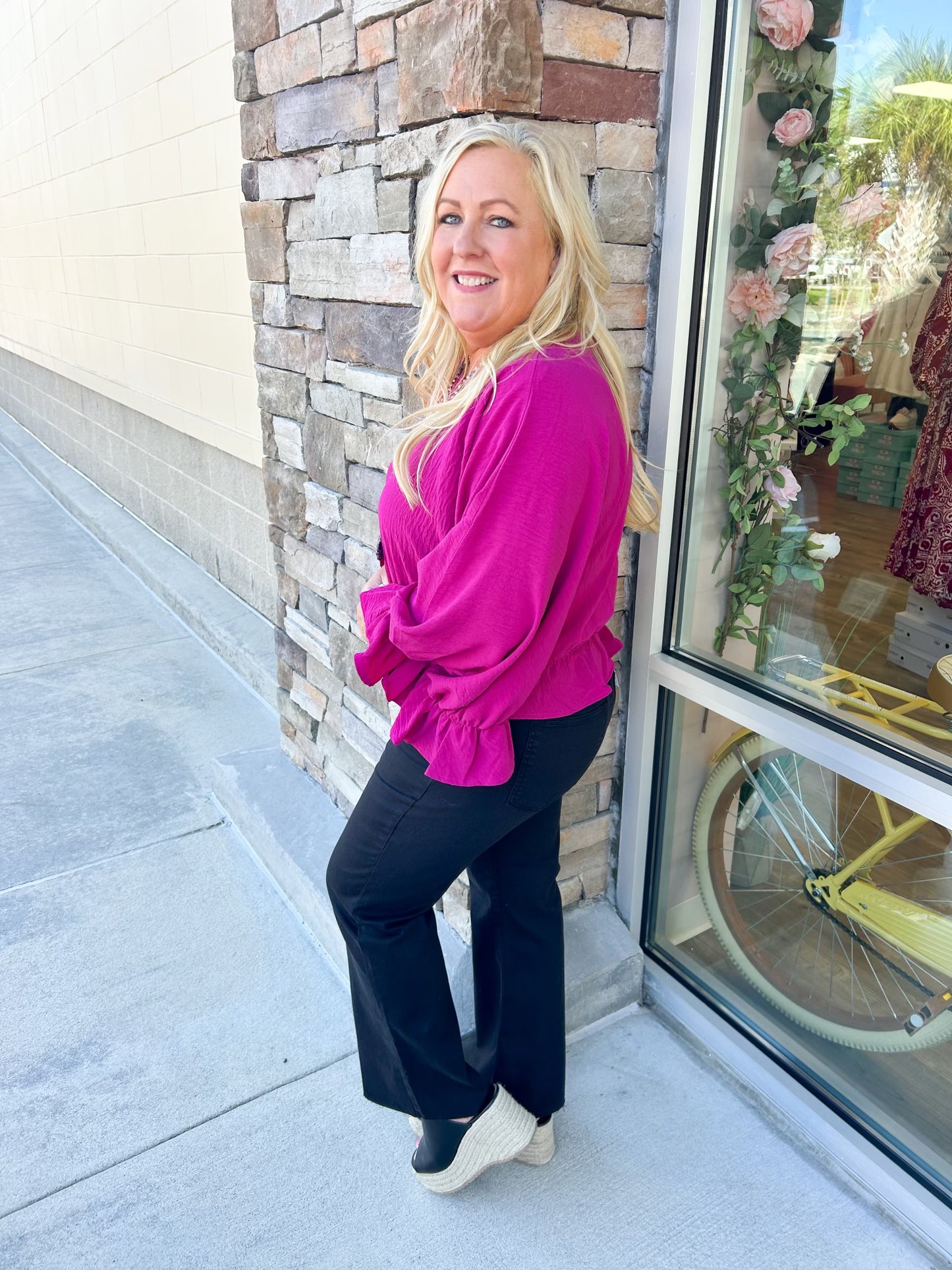 Falling For You Dolman Sleeve Top