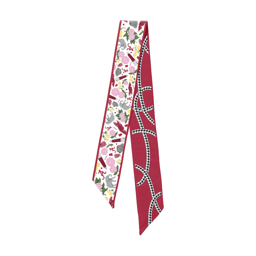 [Saturday Silks] Alabama Gameday Skinny Scarf