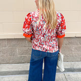 Artful Impression Printed Top