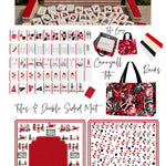 Limited Edition Athens Georgia Gameday Mahjong Set- PREORDER