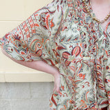 Autumn Meadow Smocked Top