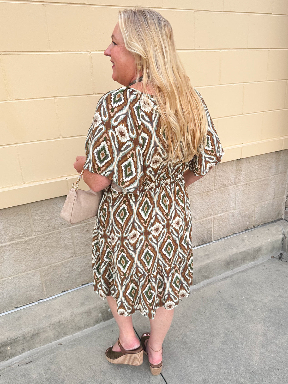 Autumn Mosaic Dress- The Pink Pineapple 850