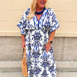 Azure Escape Midi Dress