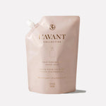 L'AVANT Blushed Bergamot Hand Soap Refill pouch with plant-based formula and fresh bergamot fragrance.