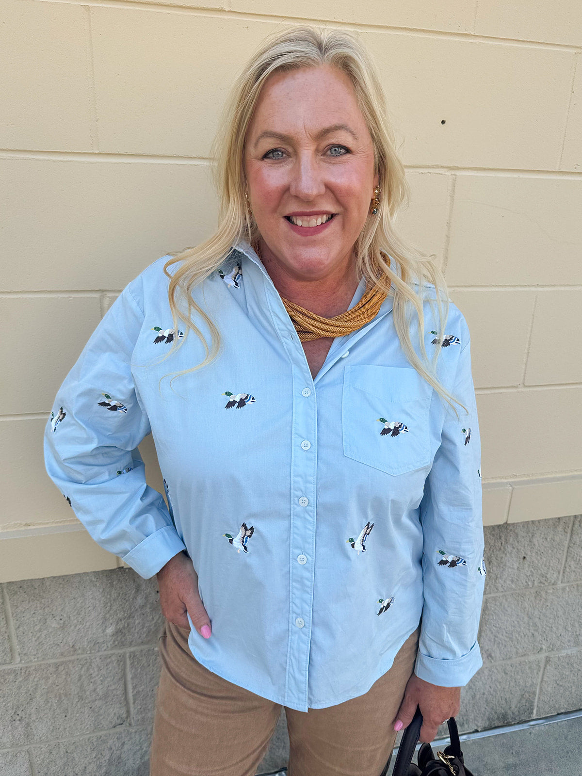 Birdsong Button Down- The Pink Pineapple 850