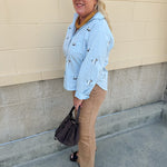 Birdsong Button Down- The Pink Pineapple 850