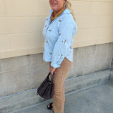 Birdsong Button Down- The Pink Pineapple 850