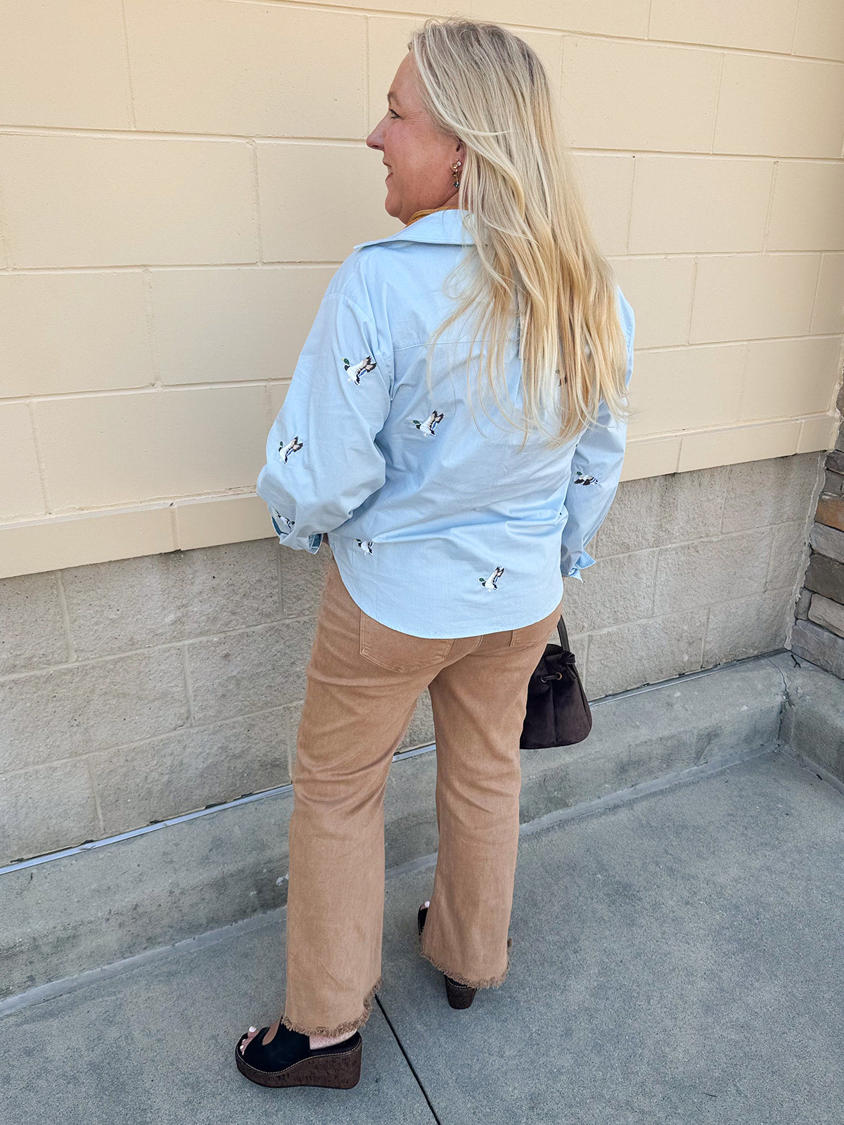 Birdsong Button Down- The Pink Pineapple 850