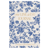 Blue Delft One Line A Day Fabric Journal