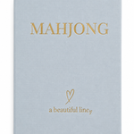 Blue Mahjong Coffee Table Book Tile Storage