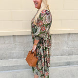 [FINAL SALE] Boho Harmony Tiered Midi Dress