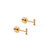 Tally Gold Stud Earrings