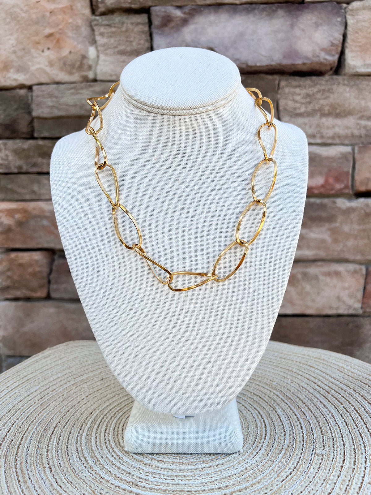[Brenda Grands] Big Thin Link Chain - The Pink Pineapple 850