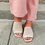 [Bruno Menegatti] America Cream Knit Heel
