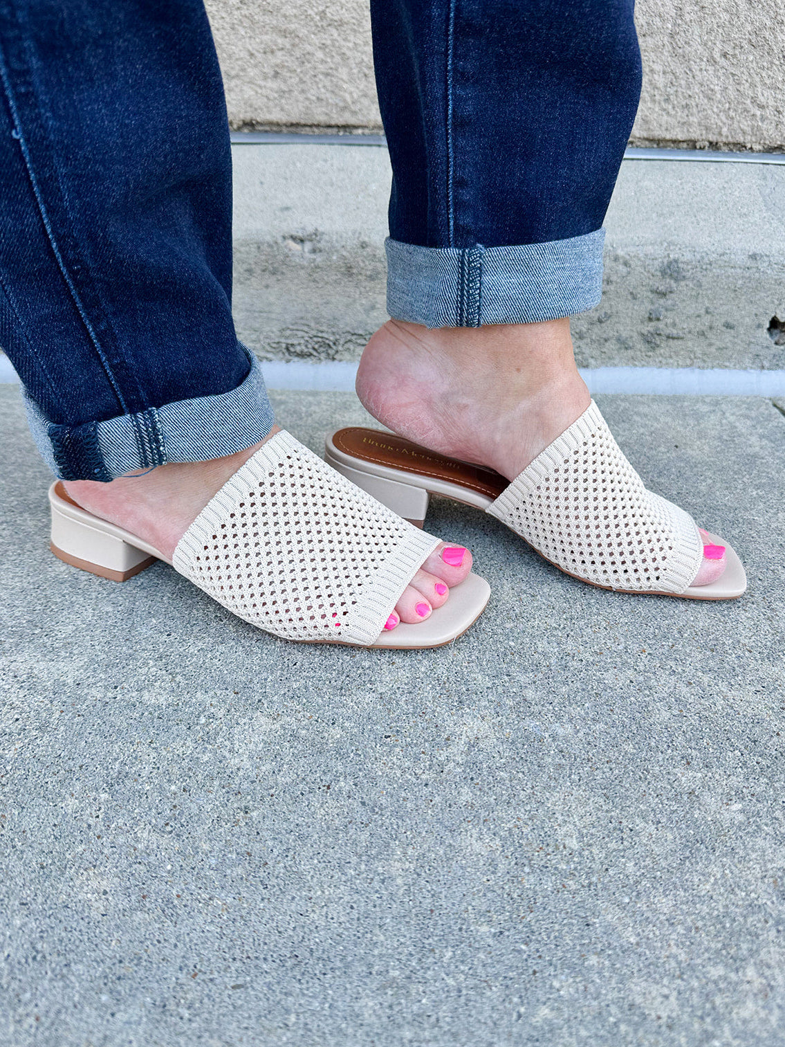 [Bruno Menegatti] America Cream Knit Heel