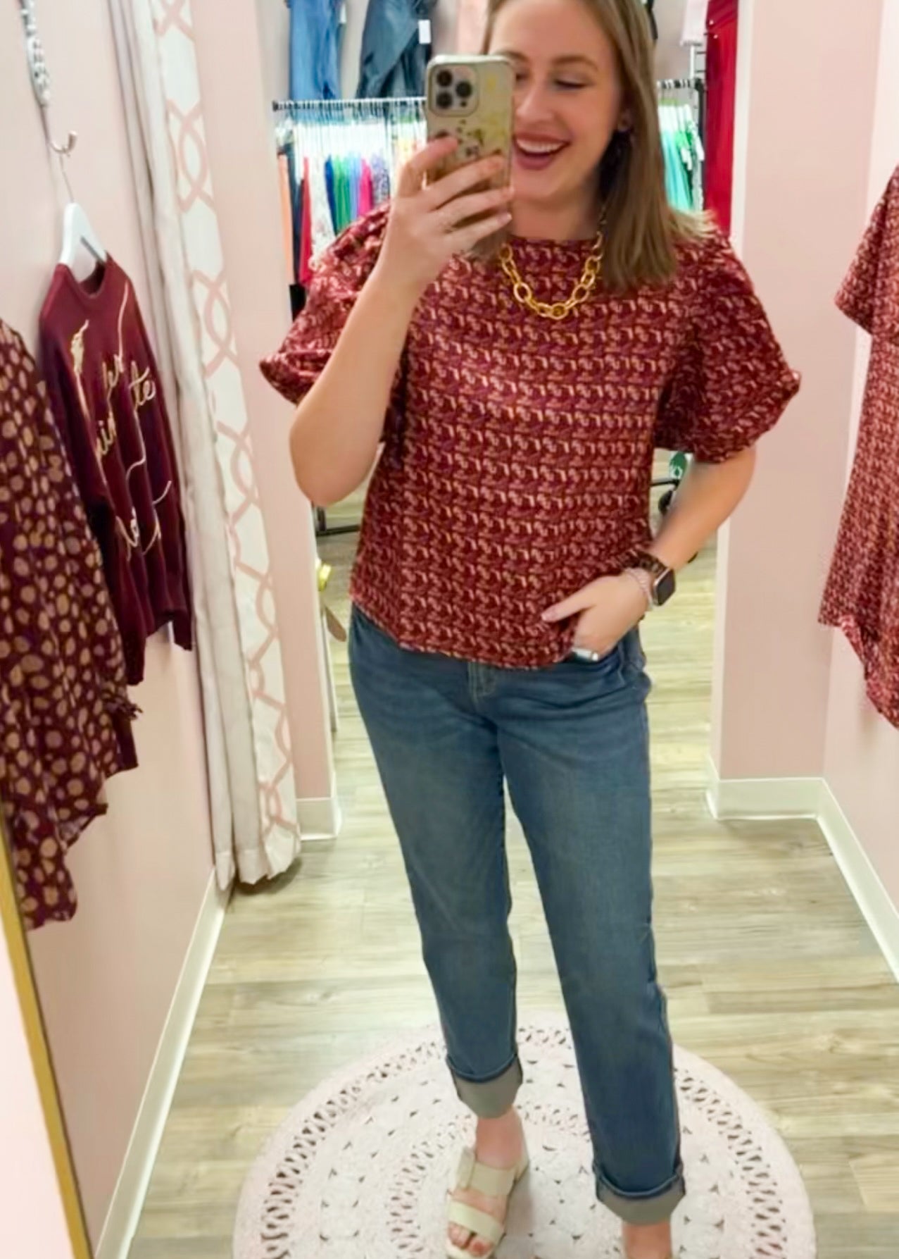 Spirit State Puff Sleeve Blouse