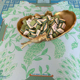 Crested Gold Bird Mahjong Tile Catchall