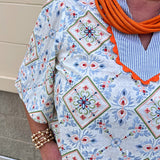 Cambridge Charm Printed Top
