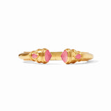 Julie Vos Cannes Demi Cuff - Peony Pink