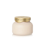 Matte porcelain petite candle with minimalist design