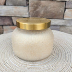 Pumpkin Dulce 19oz Glam Signature Candle in a decorative vessel.