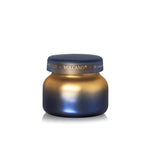 Volcano Tuscan Radiance Petite Candle in blue ember and gold gradient vessel