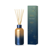 Volcano Tuscan Radiance Reed Diffuser in blue ember and gold ombre glass bottle