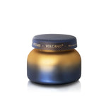 Volcano Tuscan Radiance Signature Candle in blue ember and gold gradient vessel