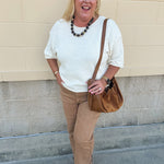 Caramel Bootcut Pants- The Pink Pineapple 850