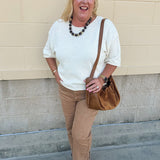 Caramel Bootcut Pants- The Pink Pineapple 850