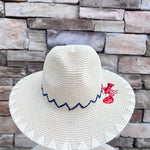 Claudia Hat in Natural - The Pink Pineapple 850