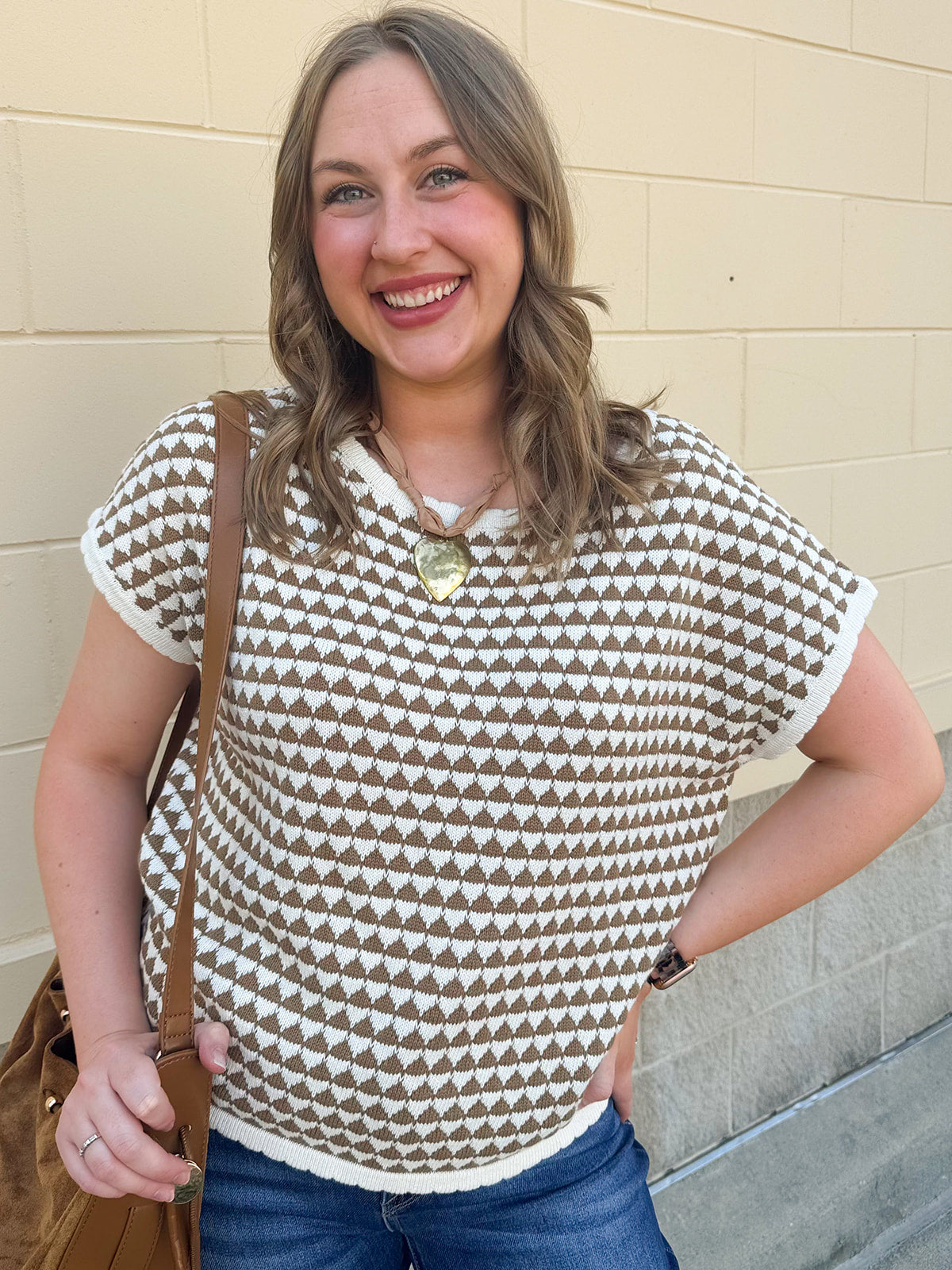 Cocoa Hour Knit Top- The Pink Pineapple 850