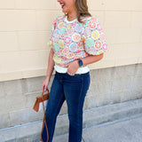 Color Me Happy Printed Top