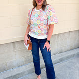 Color Me Happy Printed Top